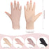 SATINIOR 4 Pairs Women Sunscreen Fingerless Gloves UV Protection Summer Sunblock Gloves for Driving, Medium...